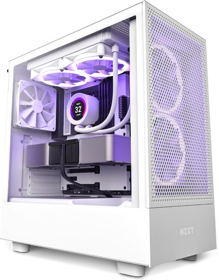  Зображення Корпус NZXT H5 Flow White (CC-H51FW-01) без БЖ 