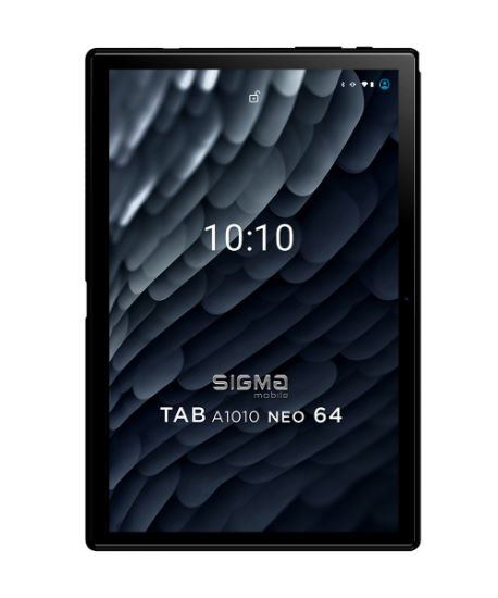  Зображення Планшет Sigma mobile Tab A1010 Neo 4/64GB 4G Dual Sim Black+чохол-книжка 