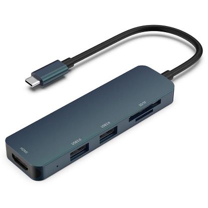  Зображення Концентратор HP USB3.1 Type-C to HDMI/USB3.0x2/SD+TF DHC-CT203 HP (DHC-CT203) 