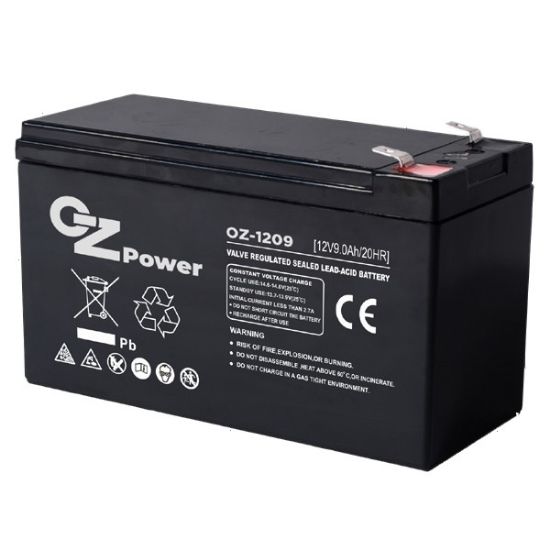  Зображення Акумуляторна батарея OZ Power OZ12V09 12V 9AH AGM 