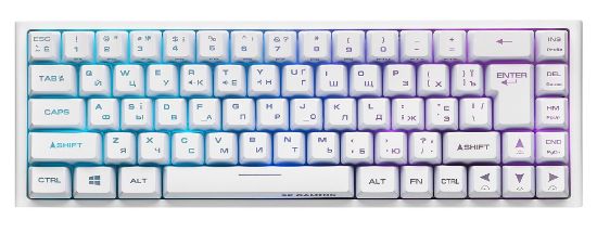  Зображення Клавіатура 2E GAMING KG360 RGB 68key WL White UKR 