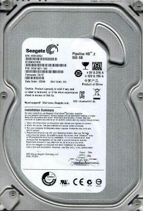  Зображення Накопичувач HDD SATA  500GB Seagate Pipeline HD 5900rpm 16MB (ST3500414CS) Ref 