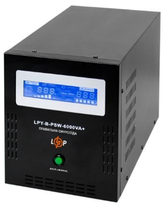  Зображення Джерело безперебійного живлення LogicPower LPY-B-PSW-6000VA+(4200Вт)10A/20A, з правильною синусоїдою 48V 