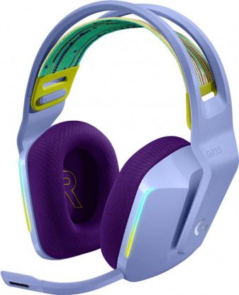  Зображення Навушники Logitech G733 Lightspeed Wireless RGB Lilac (981-000890) 