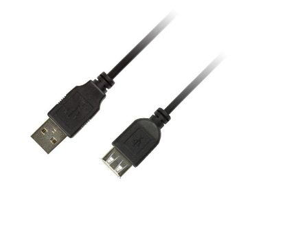  Зображення Дата кабель USB 2.0 AM/AF 3.0m Piko (1283126474118) 