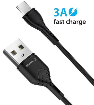  Зображення Дата кабель USB 2.0 AM to Type-C 1.0m Grand-X (PC-03B) 