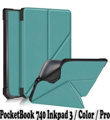  Зображення Чохол до електронної книги BeCover Ultra Slim Origami PocketBook 740 Inkpad 3 / Color / Pro Dark Green (707453) 