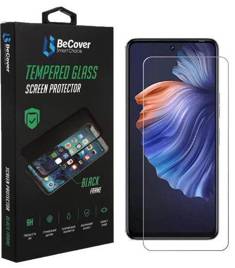  Зображення Скло захисне BeCover Tecno Camon 19 Neo (CH6i) 3D Crystal Clear Glass (708134) 