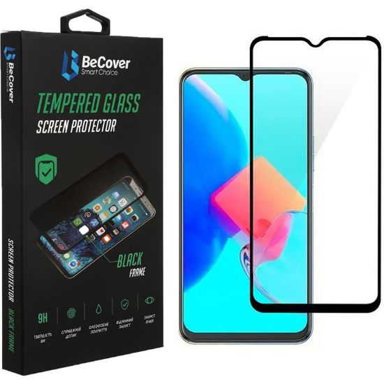  Зображення Скло захисне BeCover Tecno Spark 8p (KG7n) Black (708166) 