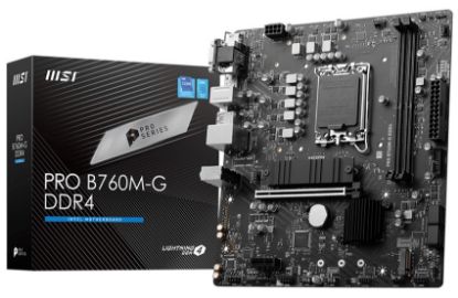  Зображення Материнська плата MSI Pro B760M-G DDR4 Socket 1700 