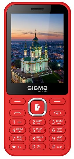  Зображення Мобiльний телефон Sigma mobile X-style 31 Power Type-C Dual Sim Red 