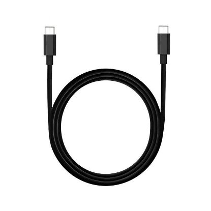  Зображення Кабель Ikos USB Type-C-USB Type-C, 1м Black (0008-DEC) 