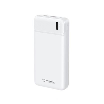  Зображення Універсальна мобільна батарея Remax RPP-288 Pure 20000mAh White (6954851241621) 