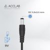  Зображення Кабель живлення USB to DC 5.5х2.1mm 9V 1A ACCLAB (1283126552830) 