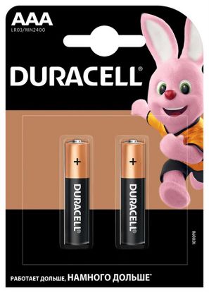  Зображення Батарейка Duracell MN2400 AAA/LR03 BL 2шт 