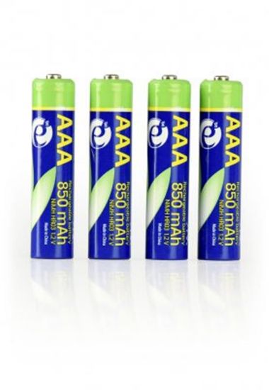  Зображення Акумулятор AAА 850mAh EnerGenie EG-BA-AAA8R4-01 Ni-MH HR03/AAA 850мАч (4 шт.), блістер) 