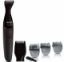  Зображення Тример Philips Multigroom series 1000, для бороди і вусів, 1хАА, насадок-4, сталь, чорний 