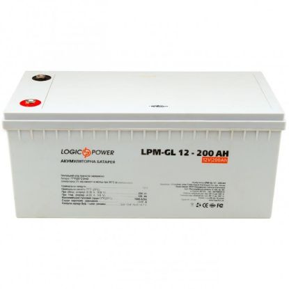  Зображення Акумуляторна батарея LogicPower 12V 200AH (LPM-GL 12 - 200 AH) GEL 