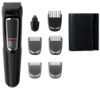  Зображення Тример Philips Multigroom series 3000, для бороди, вусів, голови, окантовки, акум., насадок-6, чохол, сталь, чорний 