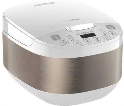  Зображення Мультиварка Moulinex Simply Cook Plus, 750Вт, чаша-4л, кнопкове керування, пластик/метал, білий 