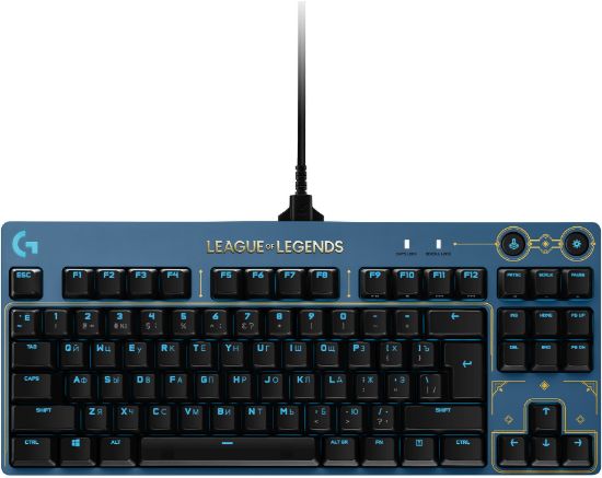  Зображення Клавіатура Logitech G PRO Mechanical Keyboard League of Legends Edition (920-010537) 