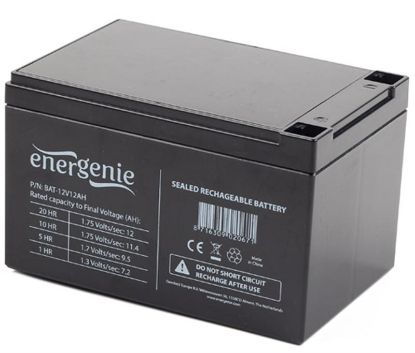  Зображення Аккумуляторная батарея EnerGenie BAT-12V 12AH 