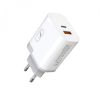  Зображення Зарядний пристрій SkyDolphin SC17 PD+QC3.0 (2USB, 3A) White (MZP-000110) 