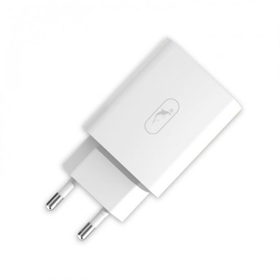  Зображення Зарядний пристрій SkyDolphin SC35 QC3.0 (1USB, 5A) White (MZP-000115) 