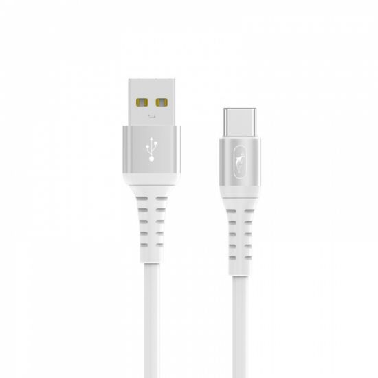  Зображення Кабель SkyDolphin S05T TPE Frost Line USB - Type-C 1м, White (USB-000550) 