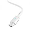  Зображення Кабель SkyDolphin S06V LED Smart Power USB - microUSB 1м, White (USB-000558) 