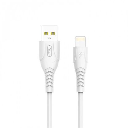  Зображення Кабель SkyDolphin S08L USB - Lightning 1м, White (USB-000560) 