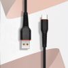  Зображення Кабель SkyDolphin S54T Soft USB - Type-C 1м, Black (USB-000430) 