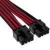  Зображення Corsair Premium Individually Sleeved 12+4pin PCIe Gen 5 12VHPWR 600W cable, Type 4, BLACK/RED, EAN:0840006694540 