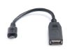  Зображення Дата кабель OTG USB 2.0 AF to Micro 5P 0.1m REAL-EL (EL123500014) 