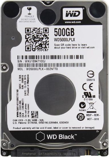  Зображення Жорсткий диск для ноутбука 2.5" 500GB WD (WD5000LPLX) 