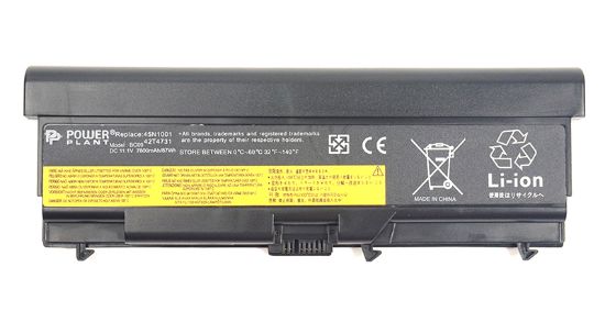  Зображення Акумулятор до ноутбука IBM/LENOVO ThinkPad T430 (42T4733, LOT430LP) 11.1V 7800mAh PowerPlant (NB480364) 