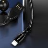  Зображення Кабель 1m USB 2.0 / Lightning Colorway (CW-CBUL013-BK) (metal spring) 2.4А Black 