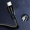  Зображення Кабель 1m USB 2.0 AM/Type-C Colorway (CW-CBUC015-BK) Black, metal spring 