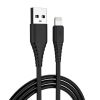  Зображення Кабель 1m USB 2.0 / Lightning Colorway (CW-CBUL024-BK (PVC) 2.4А Black 