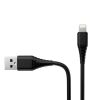  Зображення Кабель 1m USB 2.0 / Lightning Colorway (CW-CBUL024-BK (PVC) 2.4А Black 