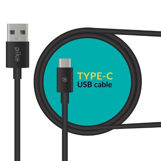  Зображення Дата кабель USB 2.0 AM to Type-C 2.0m CB-UT12 black Piko (1283126493850) 