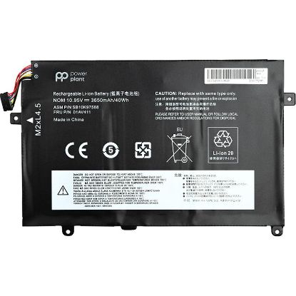  Зображення Акумулятор до ноутбука Lenovo Thinkpad E470 (01AV411) 10.95V 3650mAh PowerPlant (NB480883) 