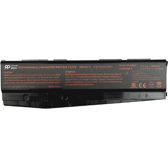  Зображення Акумулятор до ноутбука Clevo N850HC (N850BAT-6) 10.8V 4400mAh PowerPlant (NB400041) 