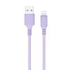  Зображення Кабель 1m USB 2.0 / Lightning Colorway (CW-CBUL044-PU) (soft silicone) 2.4А Purple 