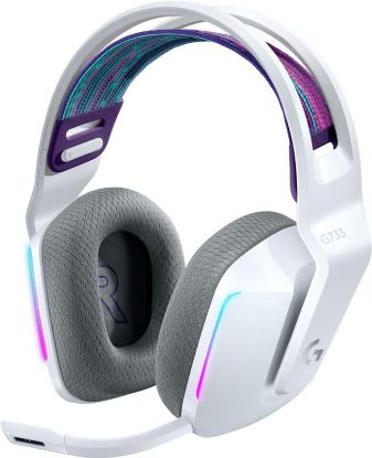  Зображення Навушники Logitech G733 Wireless RGB Gaming White (981-000883) 