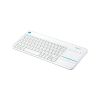  Зображення Клавіатура бездротова Logitech K400 Plus Touch Wireless UA White (920-007146)) 