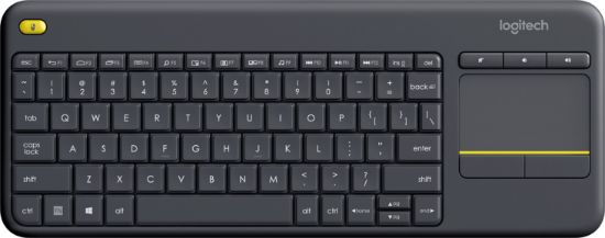  Зображення Клавіатура бездротова Logitech K400 Plus Touch Wireless UA Black (920-007145)) 