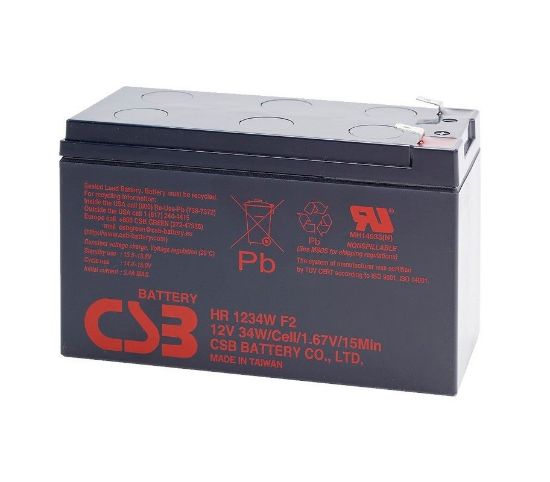  Зображення Акумуляторна батарея CSB 12V 9Ah HR1234WF2 