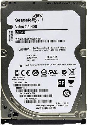  Зображення Накопичувач HDD 2.5" SATA  500GB Seagate 5400rpm 16MB Video (ST500VT000) Refurbished 