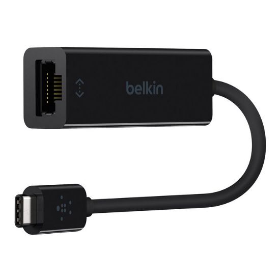  Зображення Мережева карта USB-C-RJ-45 Gigabit Ethernet (F2CU040btBLK) 